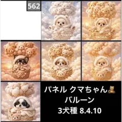 オーダーページ パネル クマちゃんバルーン 3犬種 8.4.10