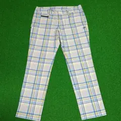 MASTER,BUNNY,EDITIONチェック柄 ゴルフパンツ レディース