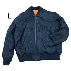 GU MA-1スタイル ブラックジャケット