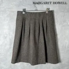 Margaret Howell ウール フレア スカート 日本製 N862