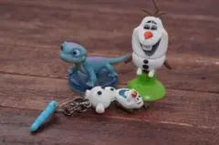 アナと雪の女王 アナ雪 オラフ フィギュア ストラップセット