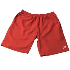 ヨネックス ハーフパンツ レッド 大きめXOサイズ テニス バドミントン 美品のサムネイル