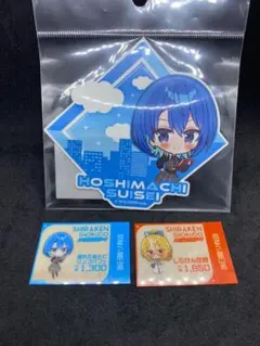 ホロライブ スカイツリー ホロツリ2023 ステッカー 食券風ミニクリアカード