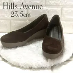 【HILLS AVENUE】ヒルズアベニュー ▲ウェッジソール/ラメ//23.5