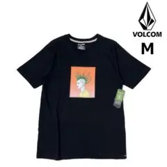 ボルコム 半袖 Tシャツ スケート サーフ ストーンロゴ(M)黒 250617のサムネイル