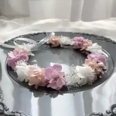 Pink×Purple＊花冠＊ベビー＊キッズ＊37cm