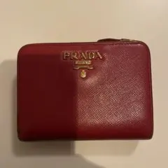 PRADA 二つ折り財布 レッドのサムネイル