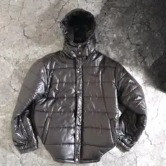 00s archive y2k first down ダウンジャケット　光沢