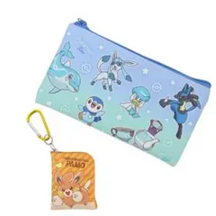 新品　ポケットモンスター　キャラクターポーチ2個セット　パモ キーホルダー 小物