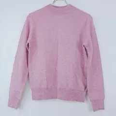 【LAVIMORE】落ち着いたピンクのハイネックニットトップス　M