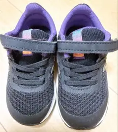 New Balance キッズ スニーカー ブラック/パープル