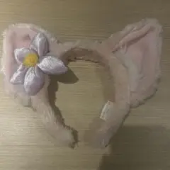 ディズニー リーナベル カチューシャ 猫耳 ピンク