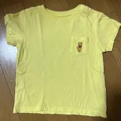 くまのプーさん ポケットTシャツ 90cm ユニクロ