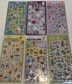正規品★ボンボンドロップシール　ディズニー　6枚枚セット