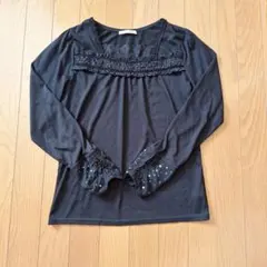 axes femme 액시즈 긴팔 컷소우 탑스