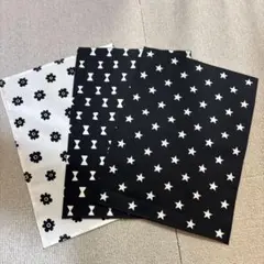 ☆momota☆さま専用ハンドメイド☆スター柄フラワー柄リボン柄３枚給食巾着袋他
