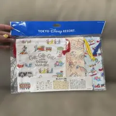東京ディズニーリゾート 巾着3枚セット