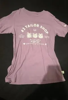 ユニクロ　あつまれどうぶつの森 半袖Tシャツ パープル