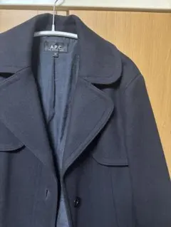 A.P.C◆ スロベニア製 ウールコート 濃紺のサムネイル