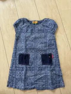 MIKI HOUSE DOUBLE.B 半袖ワンピース 100のサムネイル