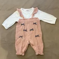 una fati フリル付きロンパース 70サイズ 女の子