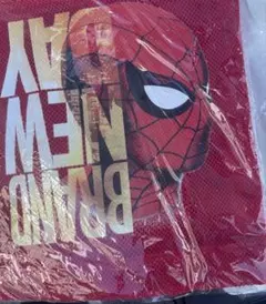 【新品未開封】ハッピーくじ スパイダーマン D賞 メッシュトートバッグ　赤のサムネイル