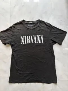 GU ジーユー NIRVANA ニルヴァーナ バンドTシャツ M 黒