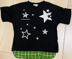 星柄プリント Tシャツ 110cm