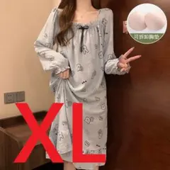 62-4】青ウサギ・ナイトウェア・ルームウェア・ネグリジェ・XL - メルカリ