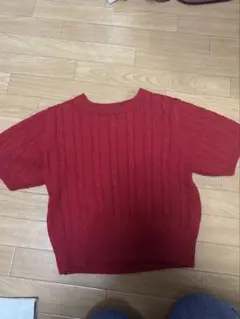 グレイル　ケーブル編み　半袖　ニット　トップス 　GRL 　gn135