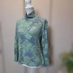 お値下げ❗ビエイラ ハイネックカットソー(グリーン系)