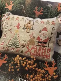 Crocette a gogo クロスステッチ図案　《Hello Xmas》