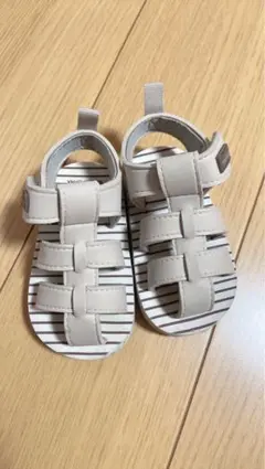 ベビーサンダル ベージュ 13.0cm