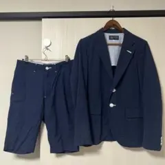 DUFFER of St.GEORGE ネイビージャケット 短パンセットアップ