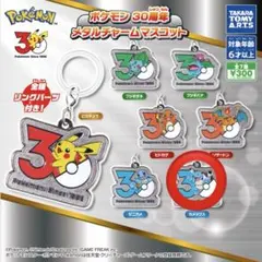 ポケモン 30周年メタルチャームマスコット カメックス