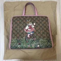 SALE!GUCCI ヒグチユウコ トートバッグ 肩がけ チルドレンズ うさぎ柄