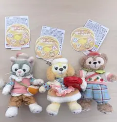 ディズニーシー　ワンダフルキッチン　ぬいぐるみバッジ　3点①