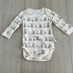 スヌーピー柄 長袖ボディスーツ 70cm