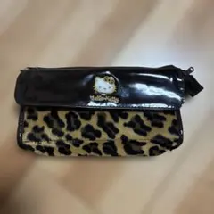 キティちゃん ヒョウ柄 ペンケース ポーチ ハローキティ