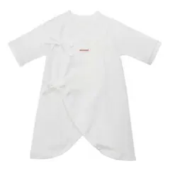 【未使用品】MIKIHOUSE ホワイト コットン ラップスタイル肌着