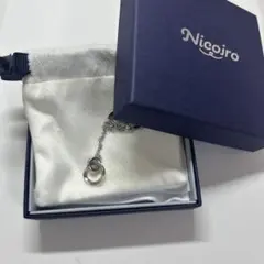 Nicoiro ダブルリング ネックレス シルバーカラー