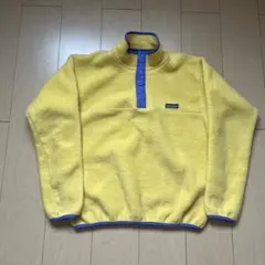 80s パタゴニア フリース M USA製 イエロー シンチラ スナップT 初期