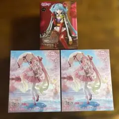 連休限定値下げ‼︎【初音ミク】フィギュア ✨2種セット✨桜ミク・ぬースト椿