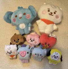 BT21 BTS ぬいぐるみ ぬいぐるみバッジ セット