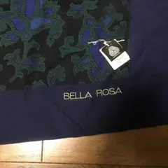 BELLA ROSA 花柄 123×123 大判ストール、ブランケット