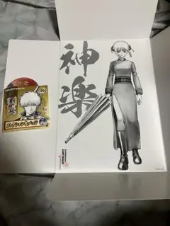 銀魂展　神楽　ポスターコレクション＆缶バッジ　はたちのつどい　銀魂