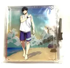 ブルーロック 糸師 凛 文房具カフェ シーサイドモチーフ アクリルフレーム