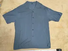 グレー 半袖シャツ 胸ポケット付き