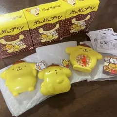 ハッピーセット ポムポムプリン キャラクター型容器 全3種 コンプ 3個セット
