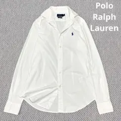 美品✨️ ポロラルフローレン 美スタイル ドレスシャツ ブロード ホワイト くびれ